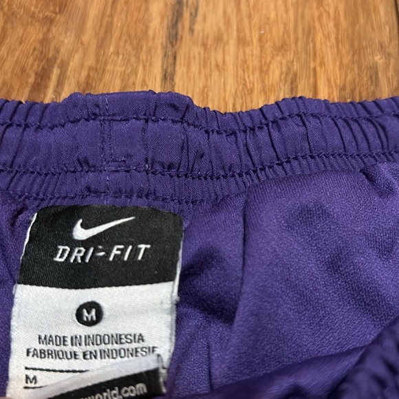 Nike LSU Tigers Purple Running Shorts Womens Size Medium Dri Fit - Picture 4 of 8